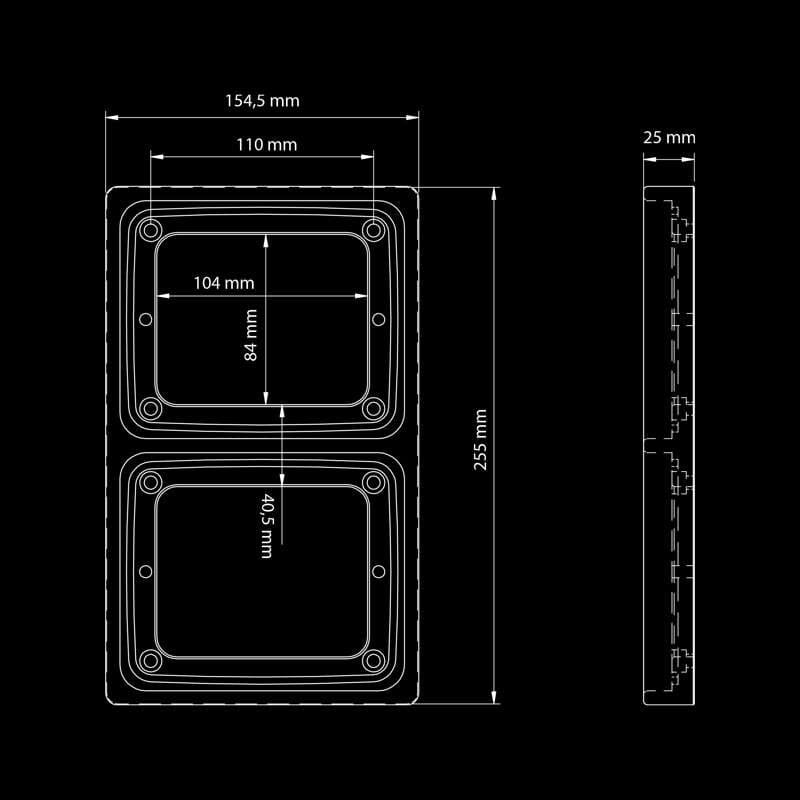 IZE LED FRAME DOUBLE