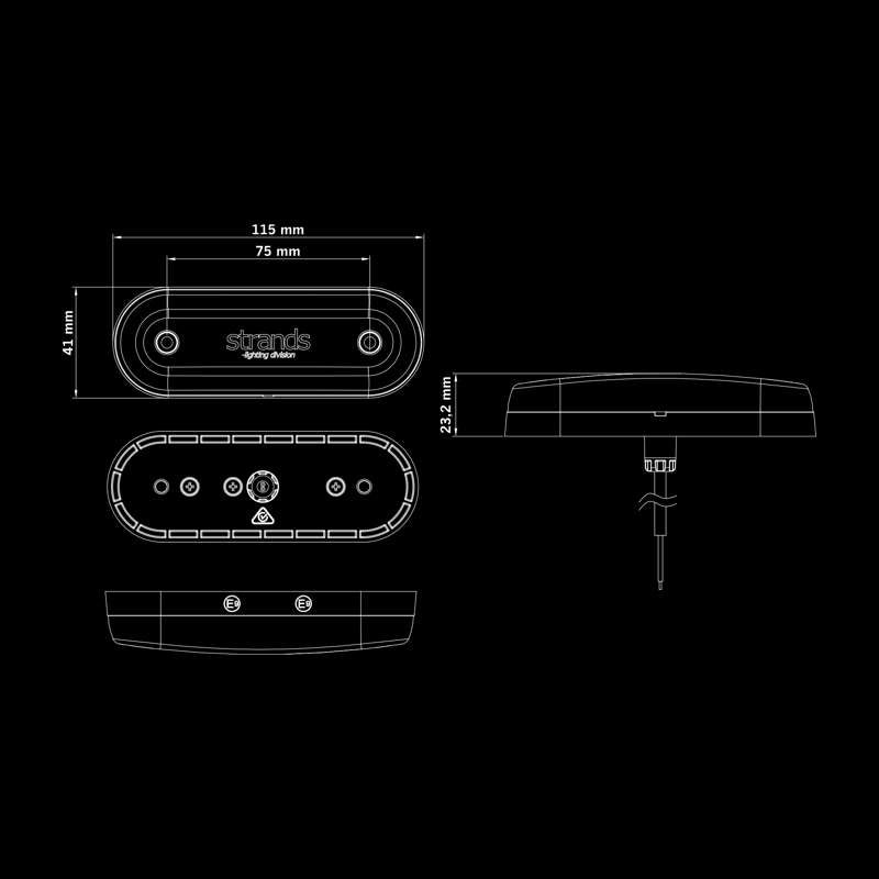 FOR9T GRAVITY WHITE POSITION LIGHT