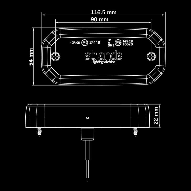 FOR9T SCALE FRONT POSITION LIGHT