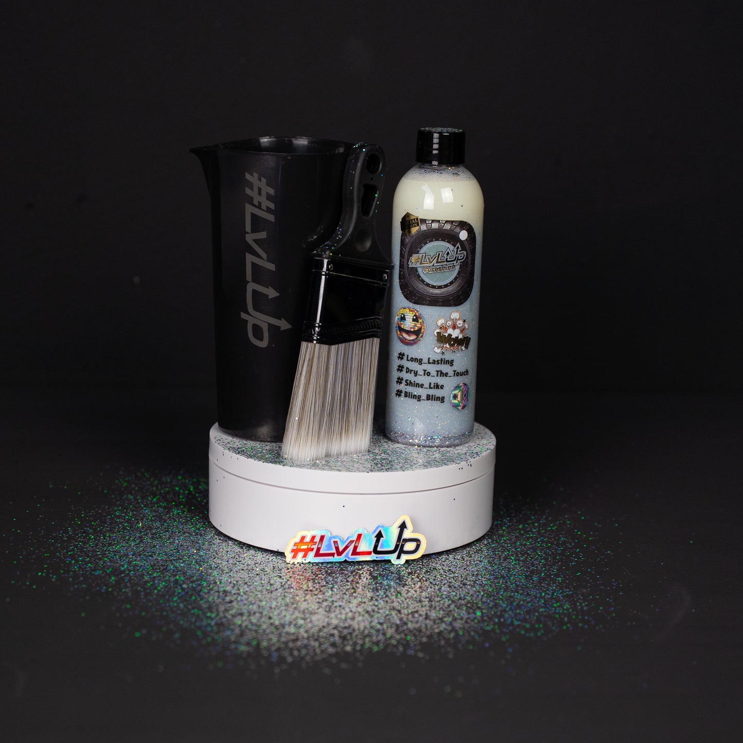 #LvLUp TireShine Special Edition RED/BLUE/GREEN/GOLD/SILVER/MULTICOLOR (250ml)