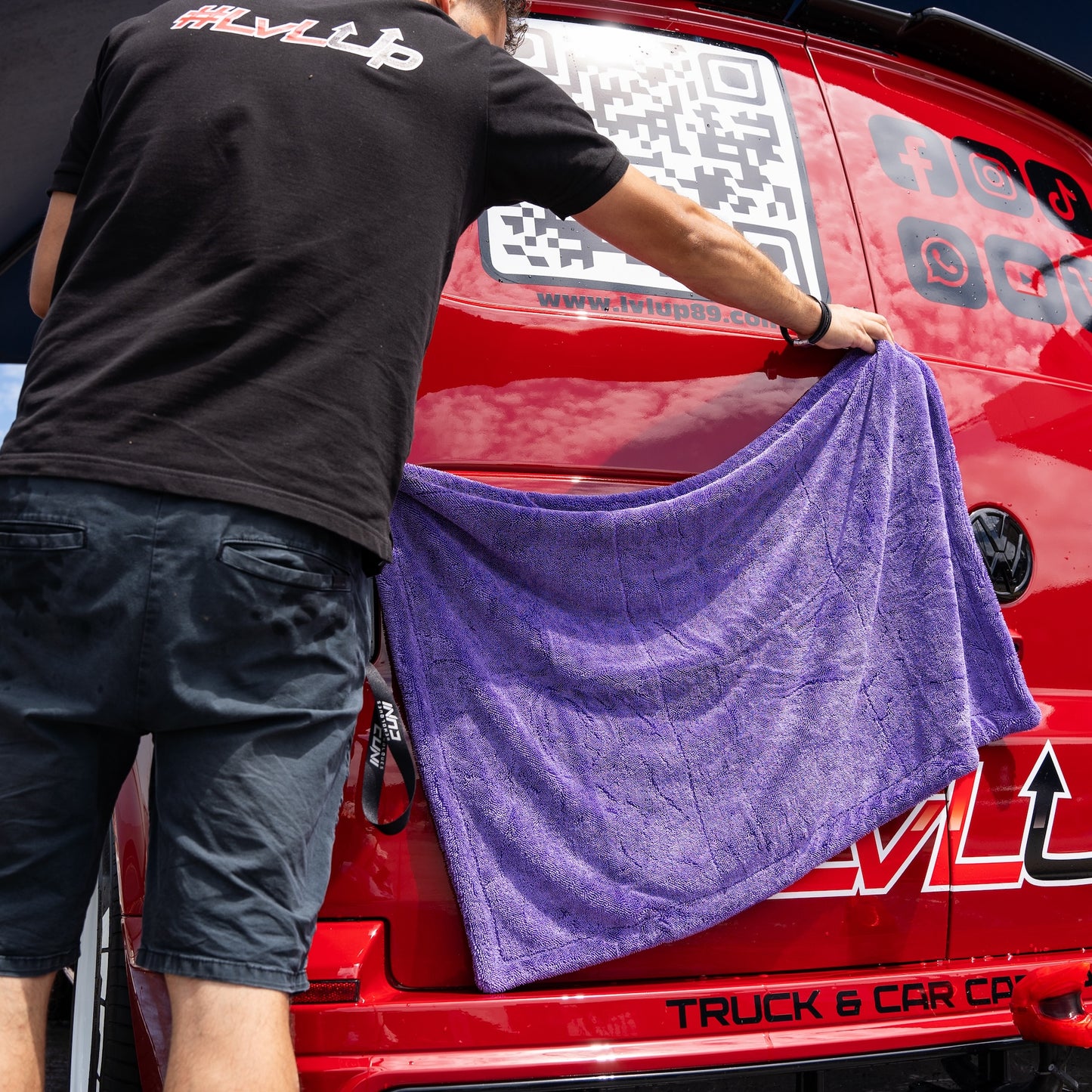 #BIG PURPLE DUO 60 X 90 cm Drying Towel