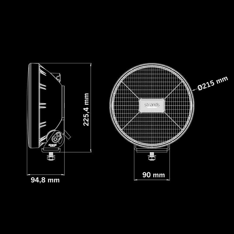 IZE LED OG DRIVING LIGHT 9″