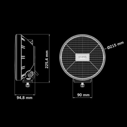IZE LED OG DRIVING LIGHT 9″