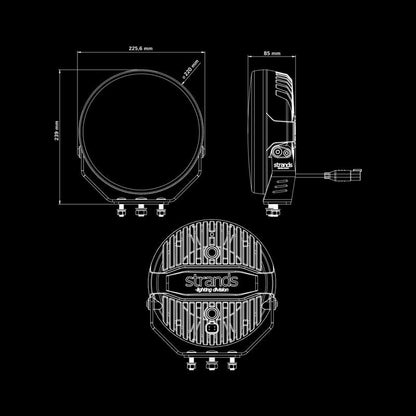 FIREFLY DRIVING LIGHT 9″