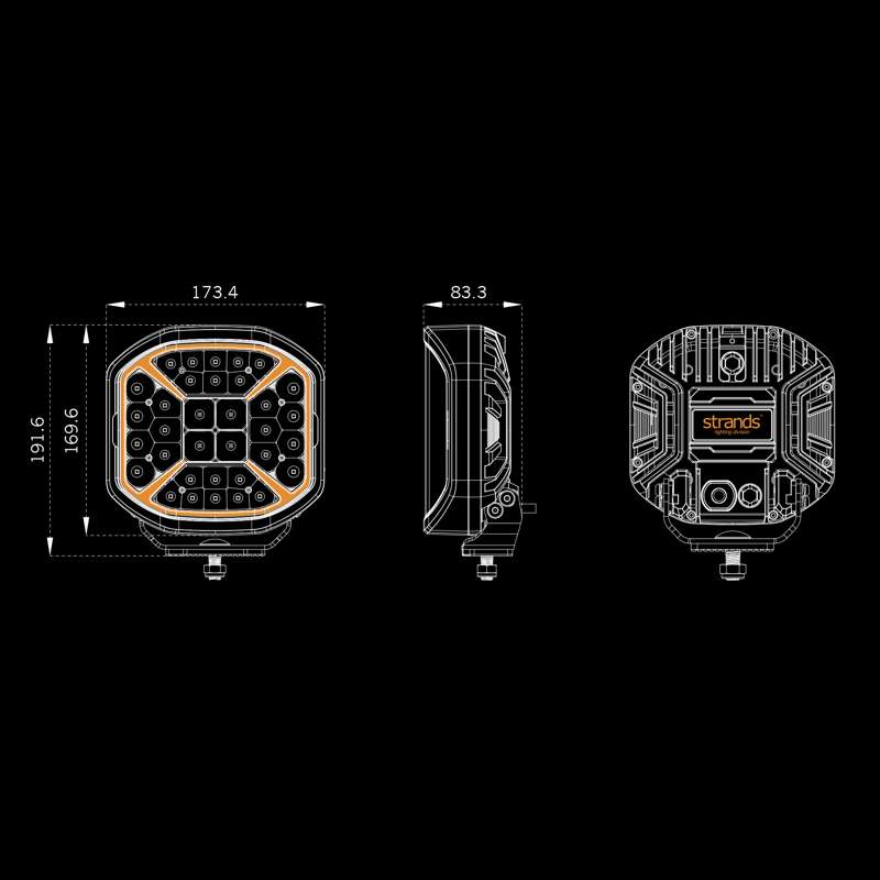 SIBERIA X DRIVING LIGHT 7″