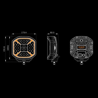 SIBERIA X DRIVING LIGHT 7″