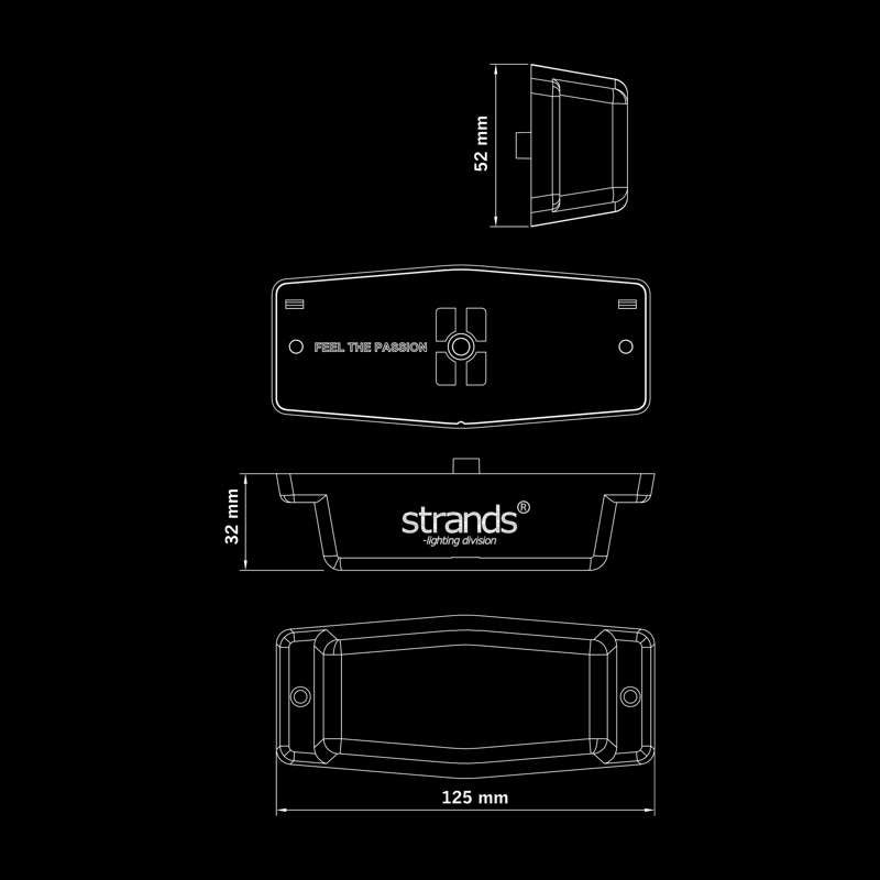 IZE LED BLACK BULLET DOUBLE BURNER DUO