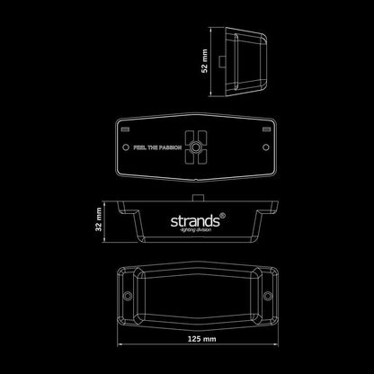 IZE LED BLACK BULLET DOUBLE BURNER DUO