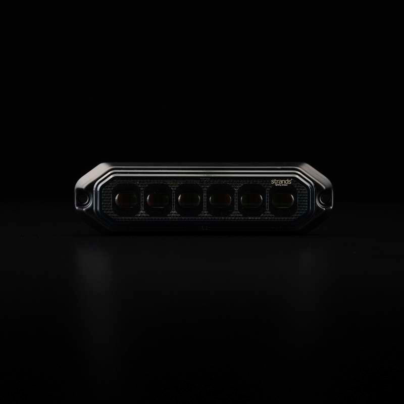 DARK KNIGHT DUO DIRECTIONAL WARNING LIGHT 6 LED