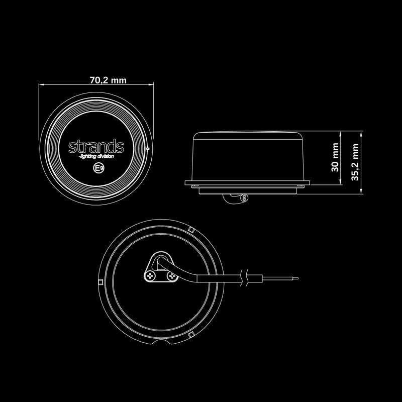 FOR9T GEO WHITE POSITION LIGHT