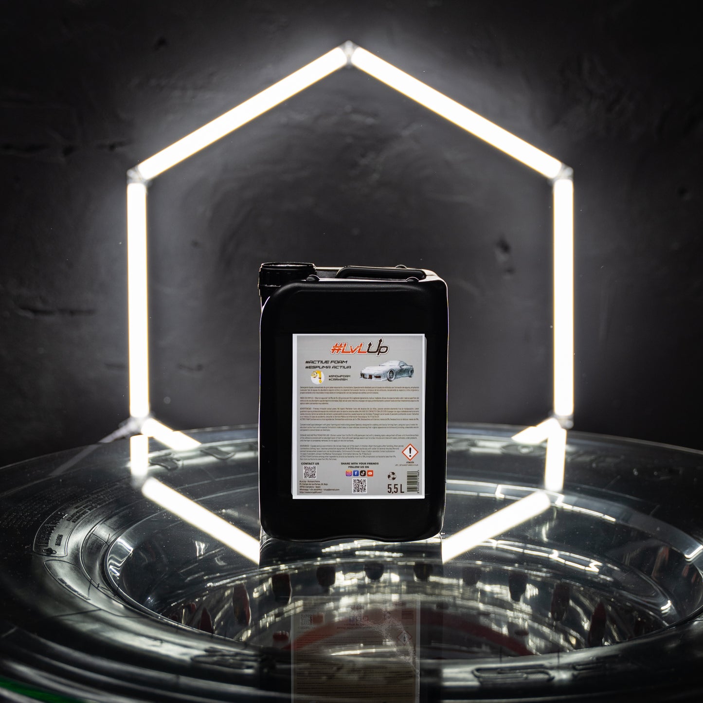 #ACTIVEFOAM MORE SHINE ( 5.5 L ) 10-50ML FOR 1 LITRE OF WATER