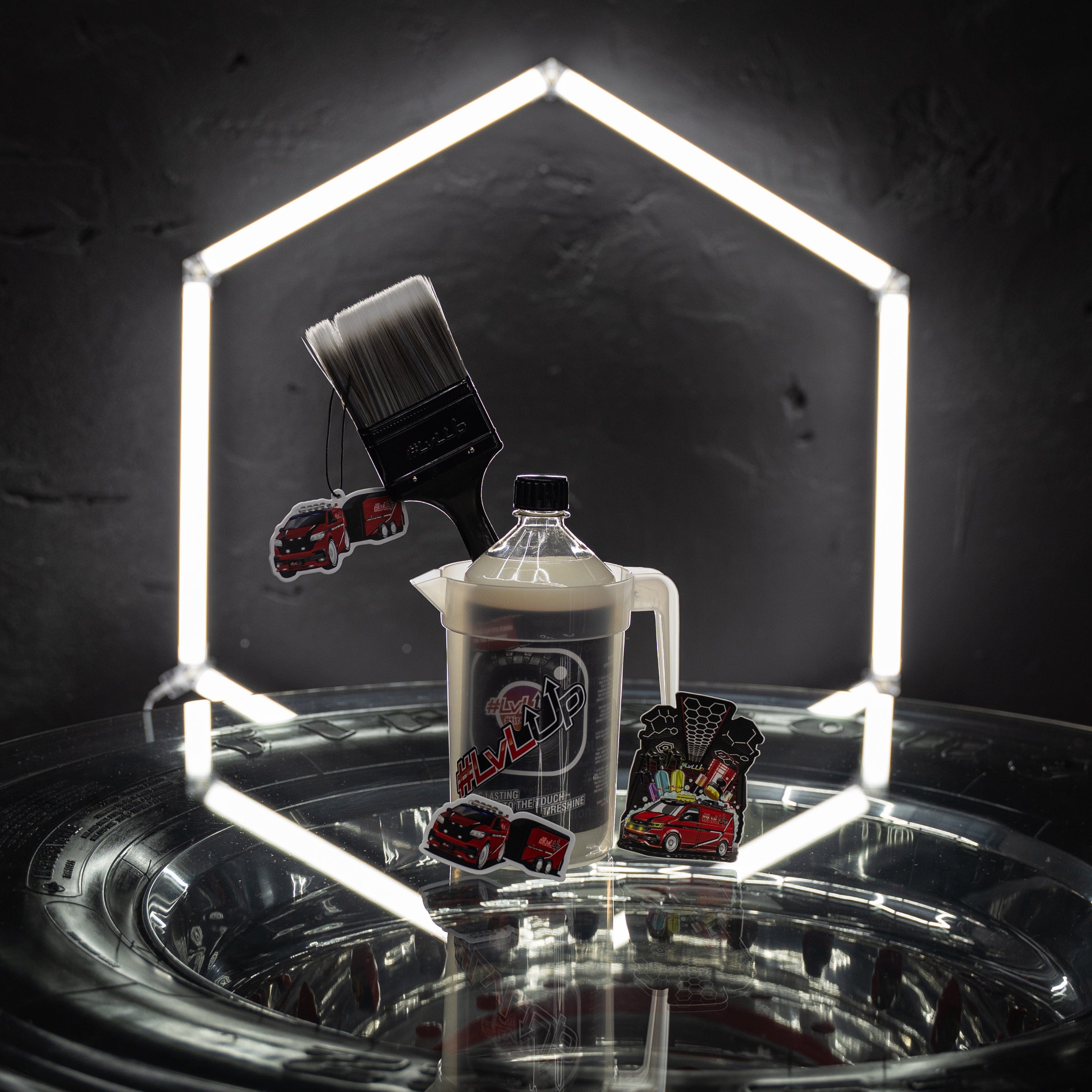 LvLUp Tireshine KIT NEW VERSION (1000ml)